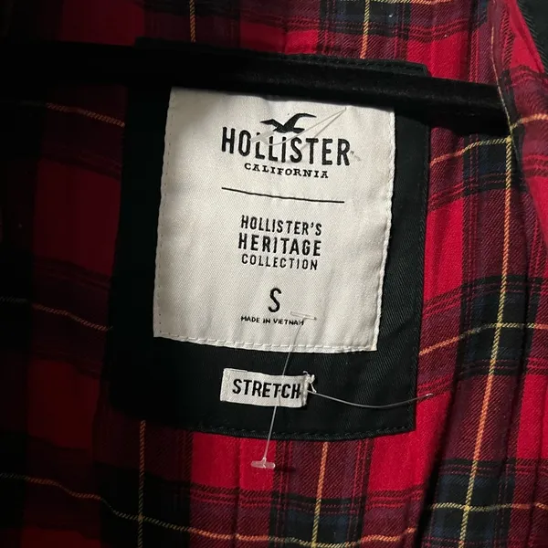 Hollister dark navy Jacket with Logo Patch - Image 5