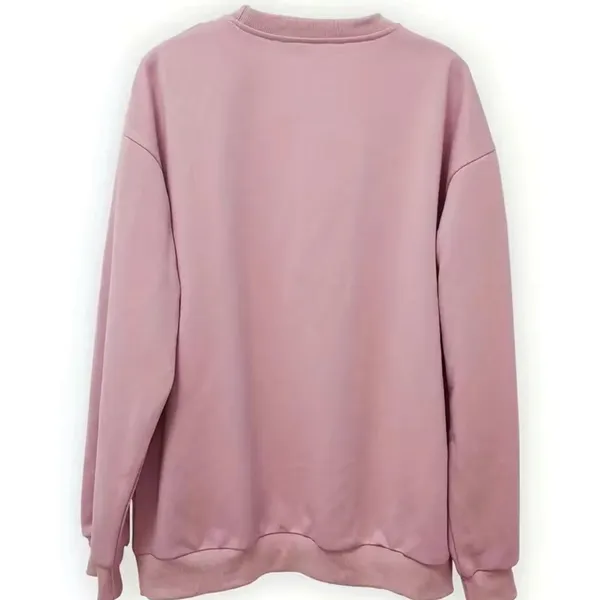 NEW Halloween Cat Pink Casual Crew Neck Sweatshirt - Image 2