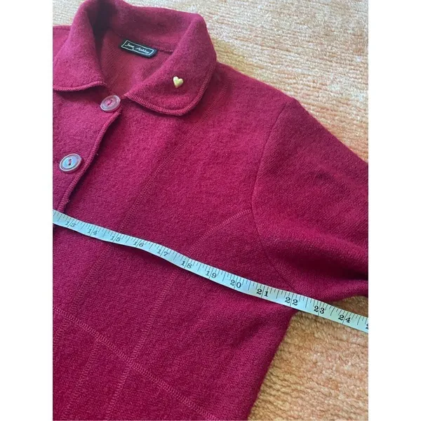 Jane Ashley Wool Blend Jacket  L - Image 3