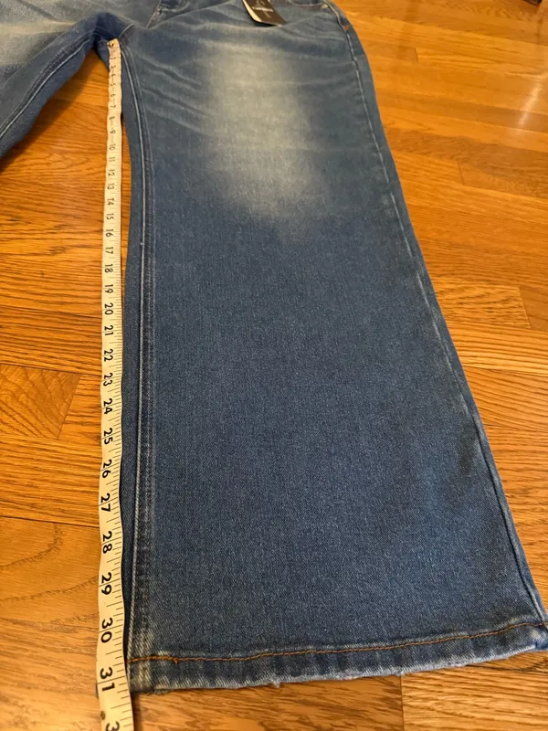 Women’s Dark Blue Straight-Leg Jeans size 4XL - Image 9