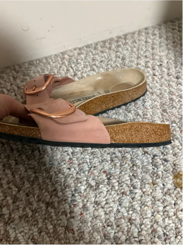 Birkenstock Madrid Big Buckle in Soft Pink Old Rose- Size 38 (7) - Image 6