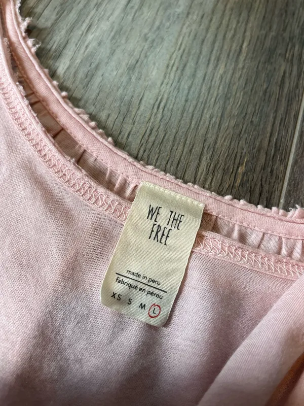 Free People We The Free It’s Yours Tee in Pink - Image 5