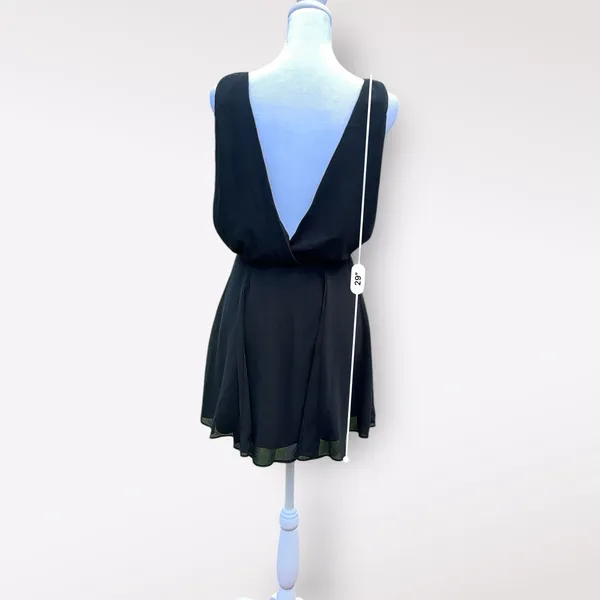 Show me your Mumu Black Corinne Crossover Mini Dress NWT‎ Size XS Dance Party - Image 6