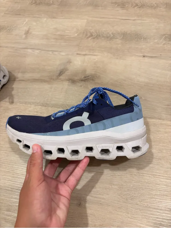 On Cloud Cloudmonster Running Shoes Size 7.5 Blue - Image 8