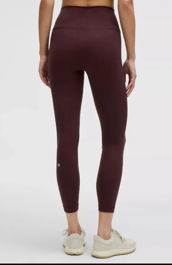 Wunder Train High-Rise Tight 25" Goodnight Plum Size8 NWT - Image 4
