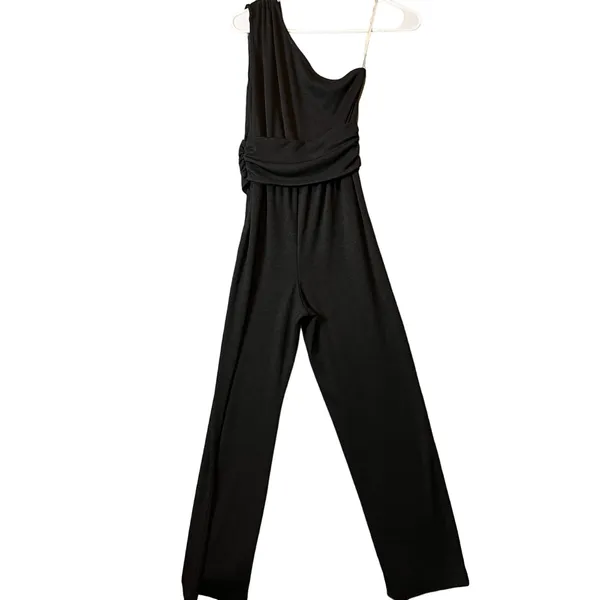 Lovers and Friends Sophie Jumpsuit‎ Size XS Single Strap Look Black - Image 5