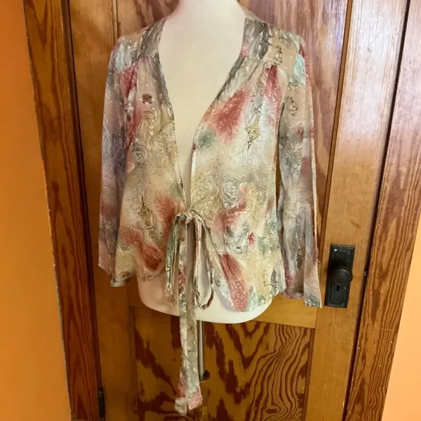 Vintage earthy 70s cover up - Image 6