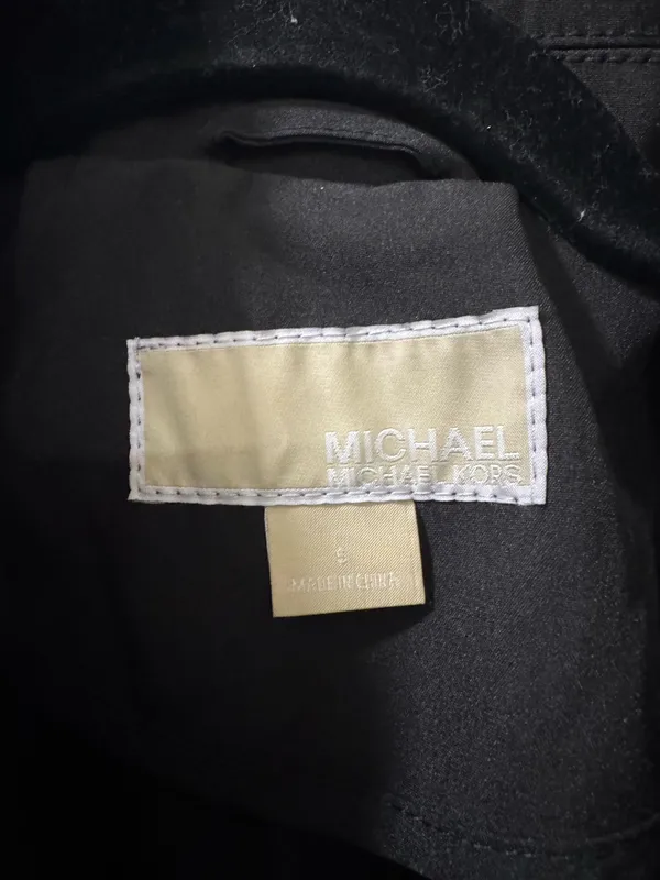 Michael Kors Black Zip Front Jacket  - Image 4