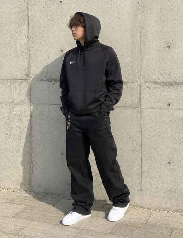 Nike Unisex Hooded Pullover Sweatshirt with Star - Image 5