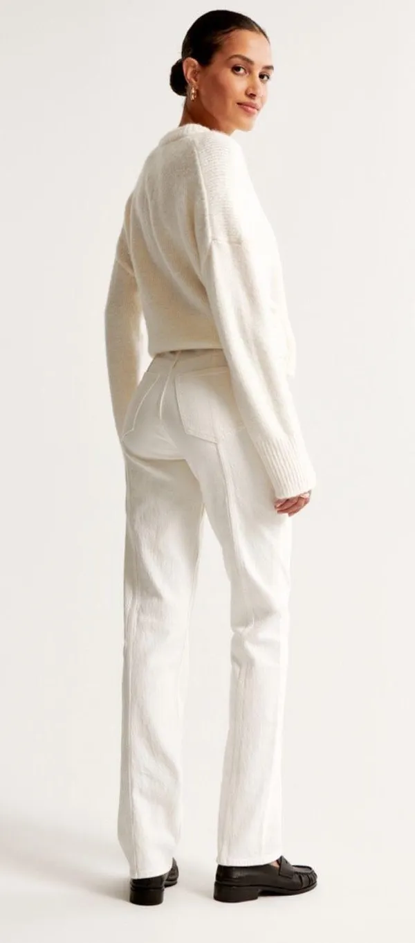 Abercrombie Ultra High Rise 90s Straight Jeans - Image 2