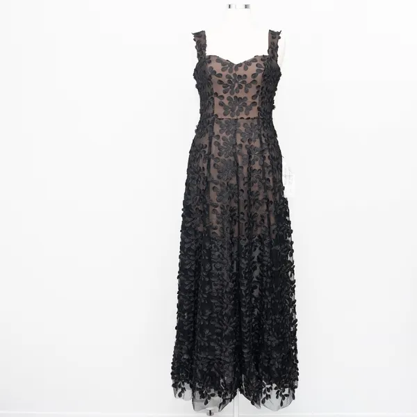 Dress The‎ Population - Anabel Gown Black Nude Medium - Image 2