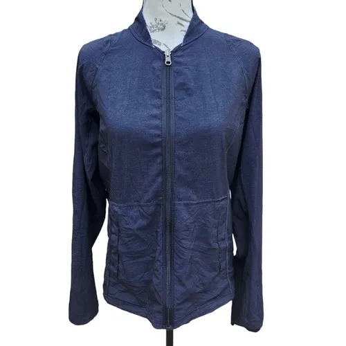 Lululemon Fast Track Reversible Zip-up Jacket Black‎ White Women's size 6 - Image 4