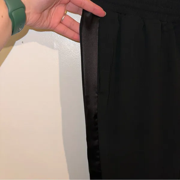 A New Day Business Casual Cinched Waist w/ Drawstring pants Black Large - Image 10