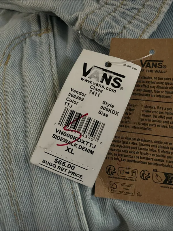 Vans Sidewalk Maxi Cargo Skirt Light Blue- Women - Image 5