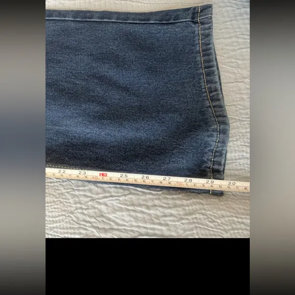 MANFINITI NWOT Dark Blue Wide Leg Jeans - Image 10