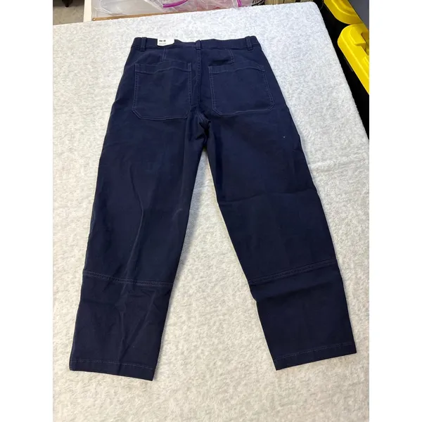 Alpine Design Womens Barrel Pant Deep Navy High Rise‎ Relaxed Cropped ADW24905 8 - Image 5