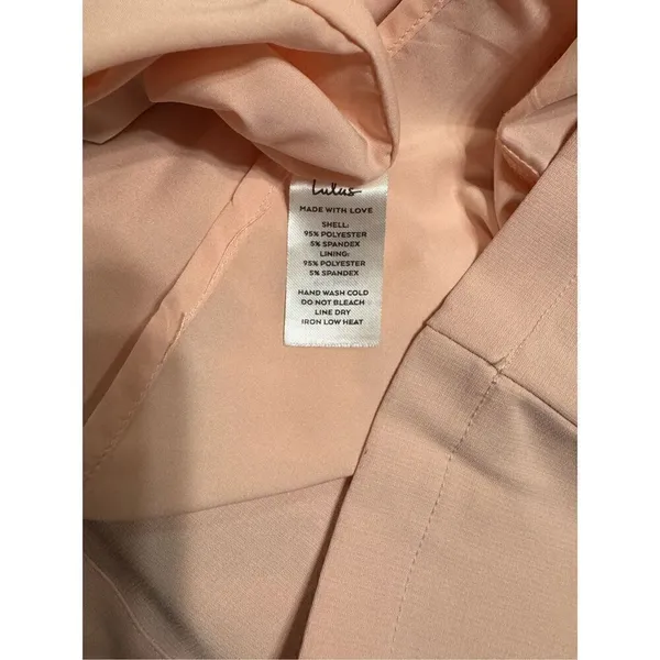 Lulus blush pink sleeveless dress size large - Image 10