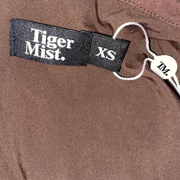 Tiger Mist. Brown shirt dress size xsmall new with tags - Image 8