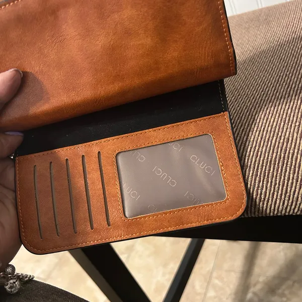 Black and Brown Women's Wallet - Image 10