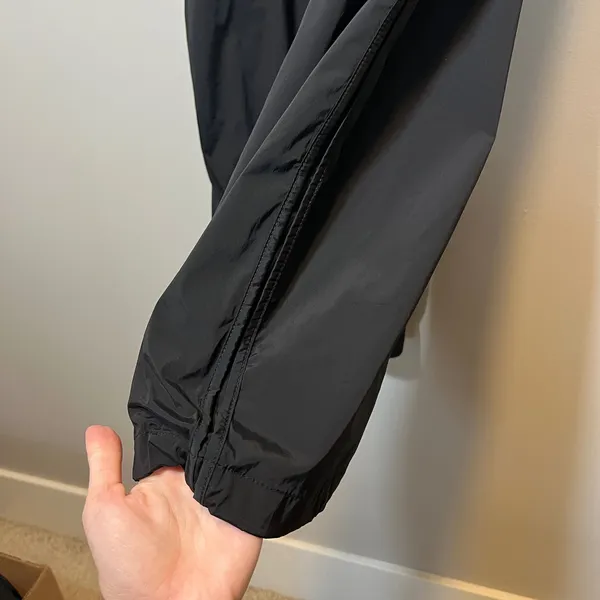 Athleta Women's XL Black Nylon Bungee Hem Track Pants Zipper Pockets - Image 5