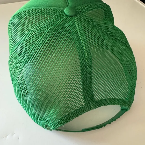 Green Trucker Hat with Patch - Image 3