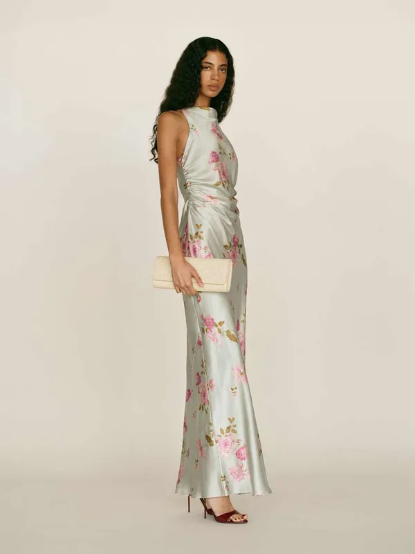 Reformation Anaiis Silk Dress - Image 8