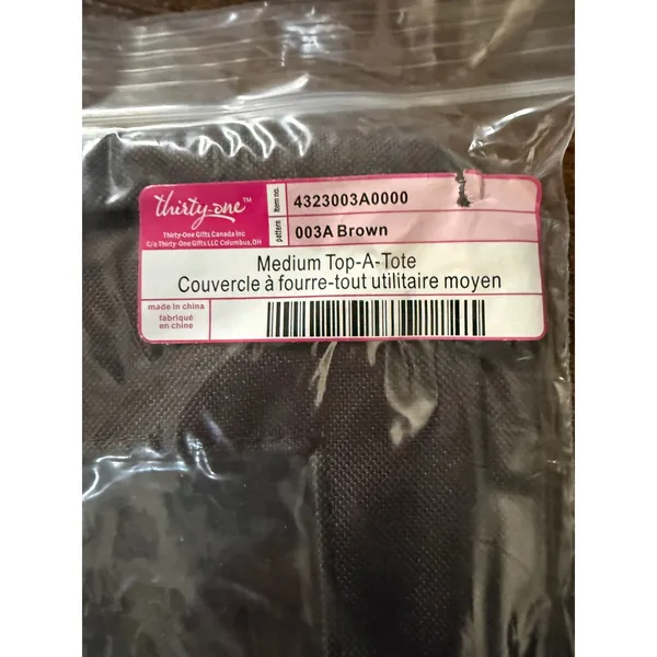 Thirty One Medium Top A‎ Tote 003A Brown 4323003A0000 Tote Bag - Image 3