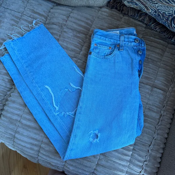 Levi's Wedgie Straight light wash jeans Size 25 - Image 4