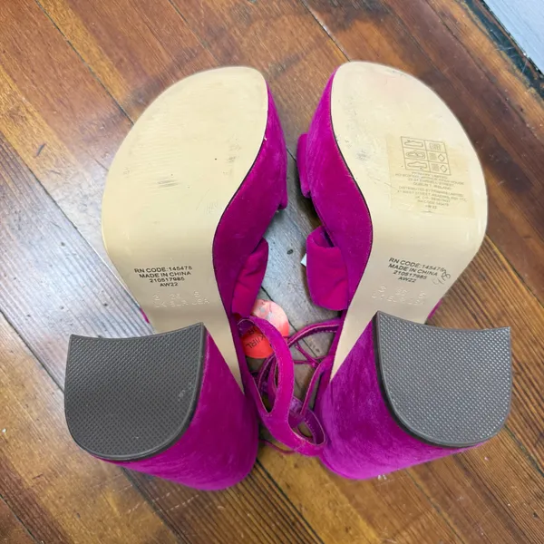 Primark Fuchsia Knot Ankle Strap Heels - Image 5