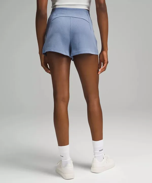 Lululemon Ribbed Softstreme High-Rise Shorts - Image 3