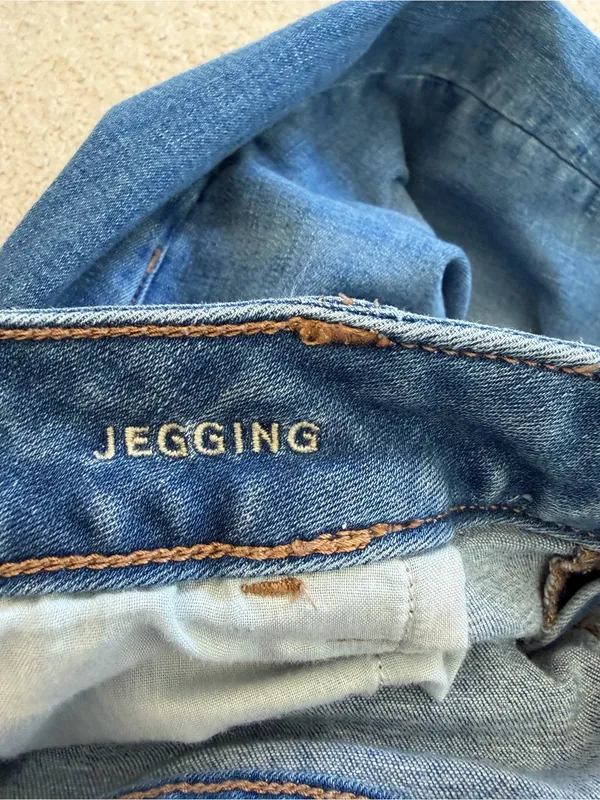 American Eagle Next Level Stretch Jegging Jeans Size 14 X-Long Medium Wash - Image 9
