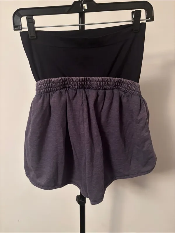a:glow Grey Drawstring Athletic Shorts Gray Size undefined - Image 3