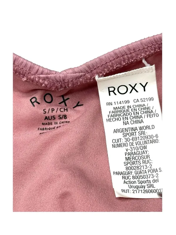 new Roxy ☀︎︎ Stay Golden Textured Ruched Mini Bikini Bottom ☀︎︎Lilac Pink ☀︎︎ S - Image 11