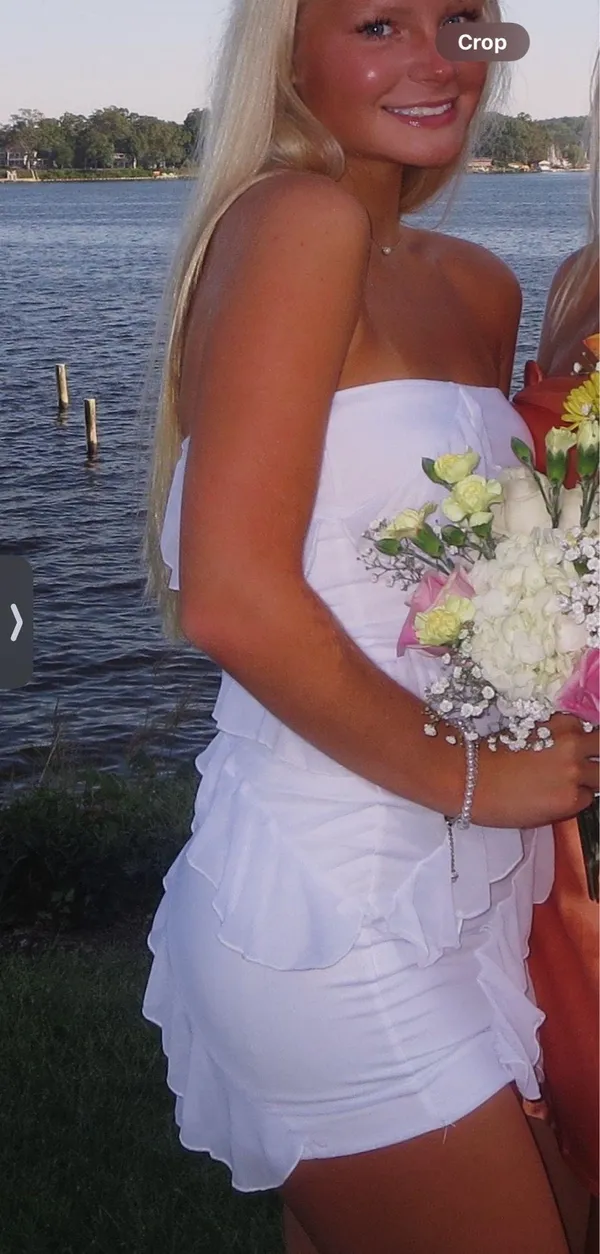 White mini dress - Image 2