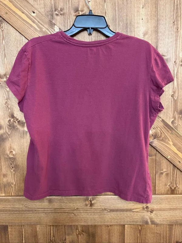 Dubble Bubble Women’s XXL Juicy Graphic T-Shirt Burgundy Retro Candy Tee(9345) - Image 3