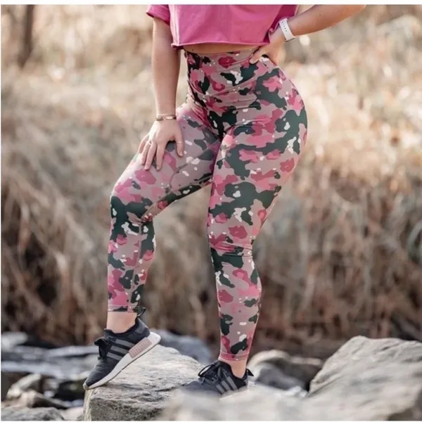 Vitality Balance Athletic Size Medium High-Waisted Ascend Leggings. - Image 3