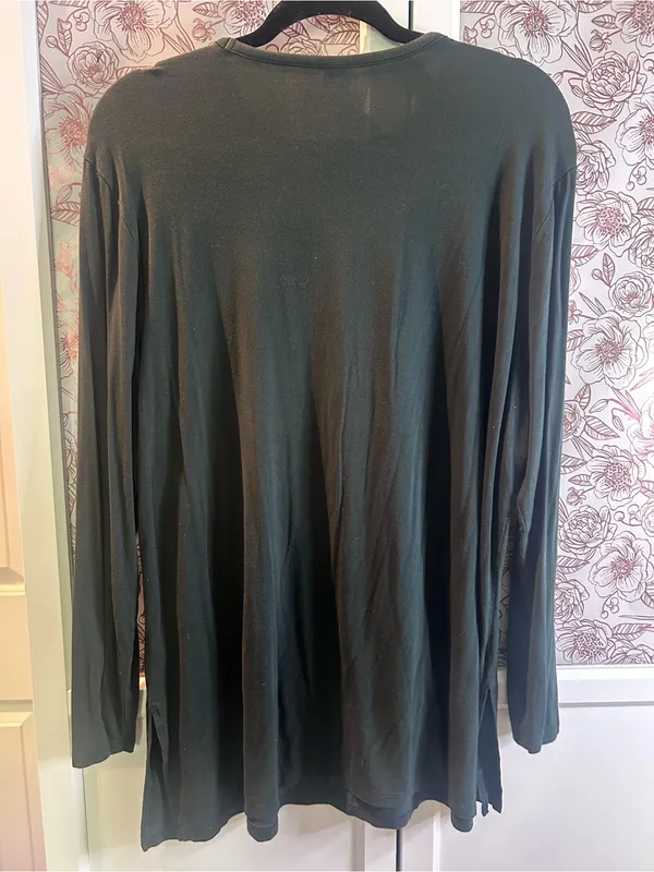 Old Navy Forest Green Long Sleeve Tunic Top - Image 3