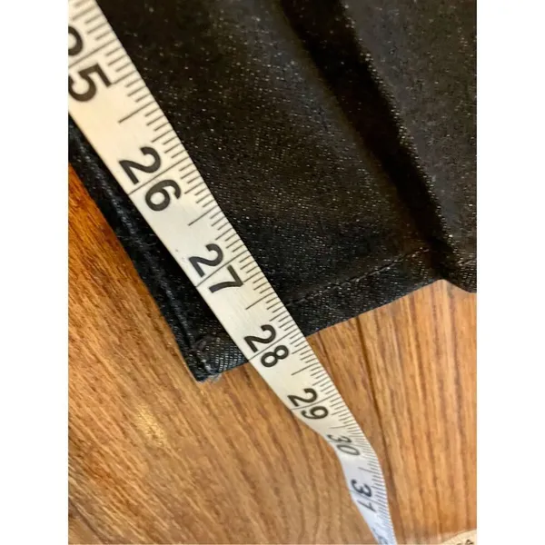 Seven for all mankind Lucy coated leather look jeans size 28 - Image 3