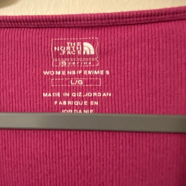 Womens The North Face A5‎ Series V-Neck Pink Long Sleeved T-Shirt Size Large - Image 2