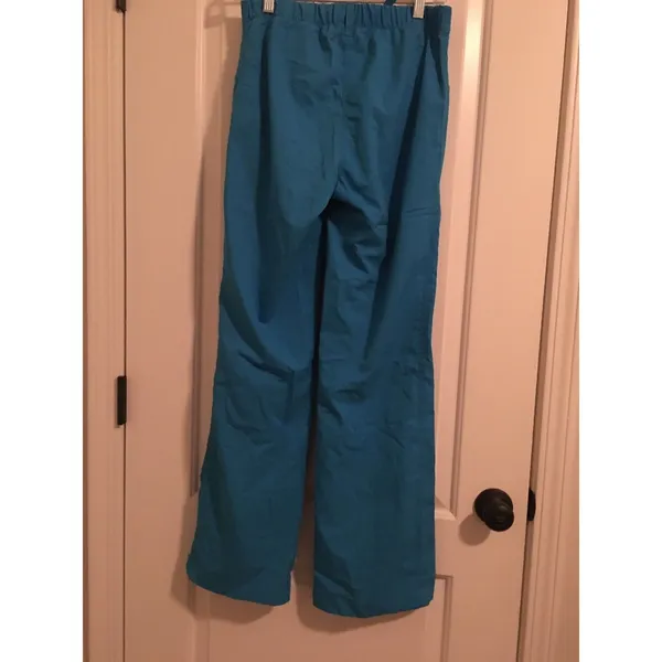 Nrg By Barco Blue Womens XL Scrub Uniform Pants Nurse Medical Turquoise Blue - Image 6
