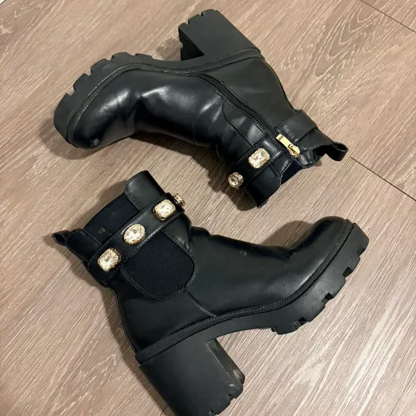 Nasty Gal Chunky Heeled Boots - Image 2