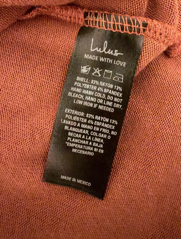 Lulus Sabriel Rust Orange Off-the-Shoulder Long Sleeve Top - Womens Size L - Image 8