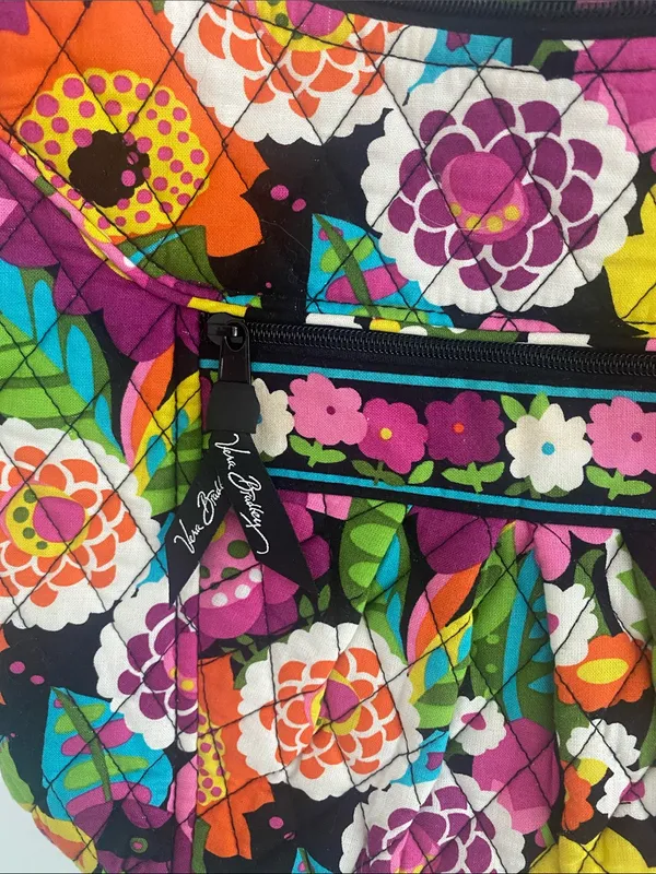 Vera Bradley “Va Va Bloom” Crossbody Hobo Bag Retired Pattern - Image 2