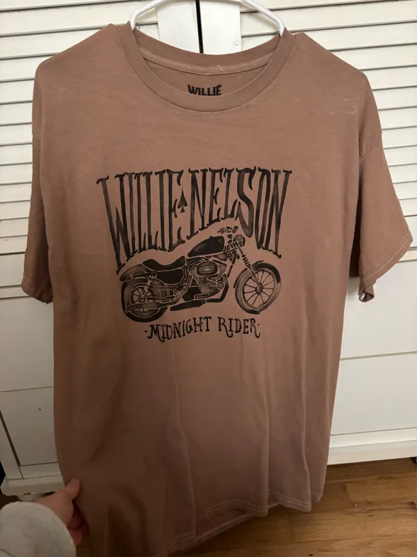 Oversized Willie Nelson T shirt Brown Size M - Image 2