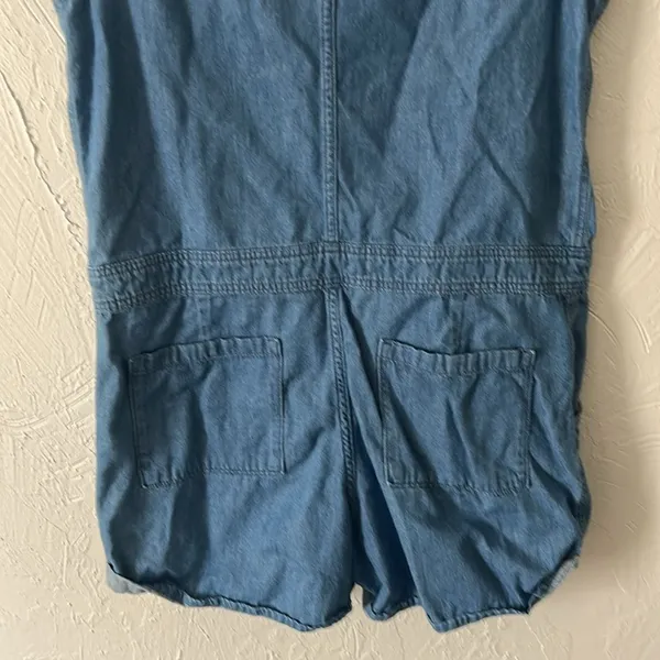 Old Navy Blue Jumpsuit with Short Sleeves - Image 8