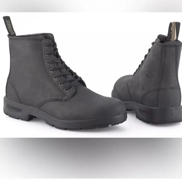 NWT Blundstone 1931 Grey Leather Lace Up Boots Size 3.5AUS6.5 US - Image 2
