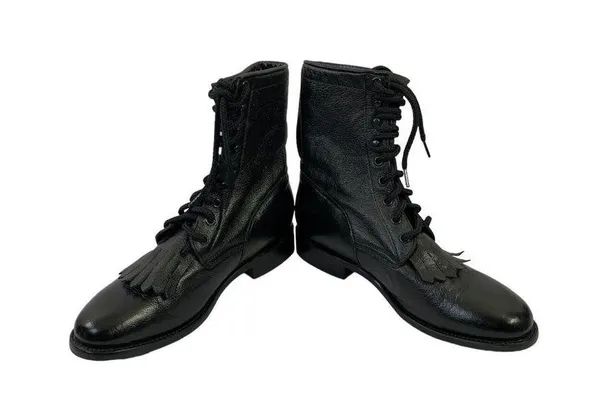 BM Women's Tall Black Boots Size 8 - Image 3