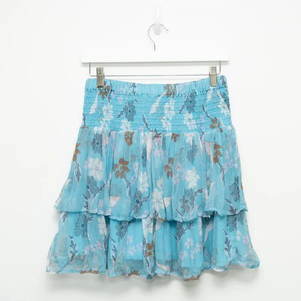 Dolan - Ellie Floral Print Smocked‎ Tiered Skirt - Image 2