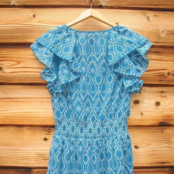 Shoshanna Zona Eyelet Midi Dress - Image 10