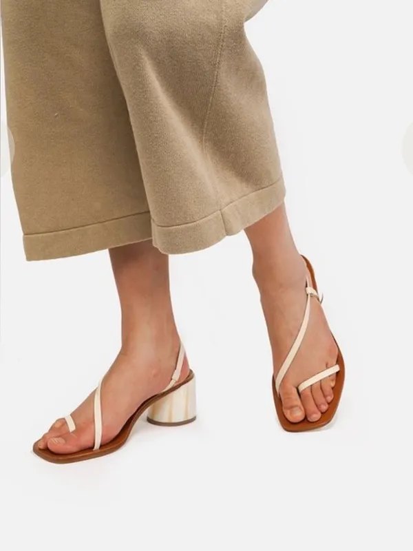 LOQ Carmen Bombón Snake Sandals EU 39 US 8.5 Made in Spain $395 Retail - Image 3